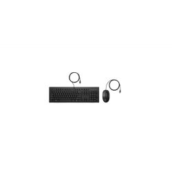 Billentyűzet és egér készlet, HP 225, USB, fekete