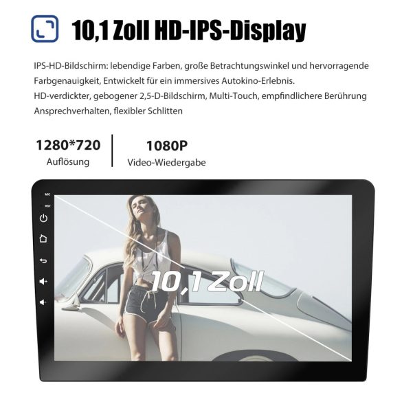ESSGOO autórádió 2 Din 7"/9"/10" Carplay autós Android 14 MP5 univerzális WIFI GPS autórádió multimédia videó lejátszó FM autórádió