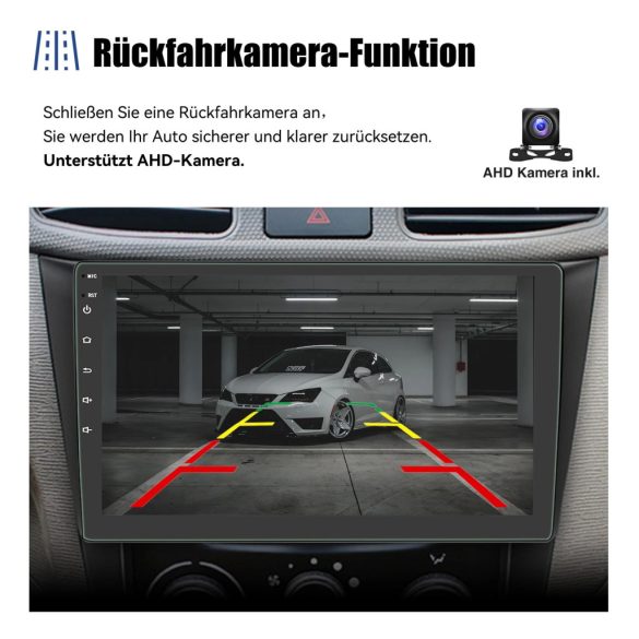 ESSGOO autórádió 2 Din 7"/9"/10" Carplay autós Android 14 MP5 univerzális WIFI GPS autórádió multimédia videó lejátszó FM autórádió