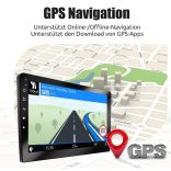ESSGOO autórádió 2 Din 7"/9"/10" Carplay autós Android 14 MP5 univerzális WIFI GPS autórádió multimédia videó lejátszó FM autórádió