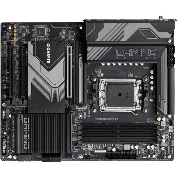 Gigabyte X670 GAMING X AX alaplap, AM5 foglalat