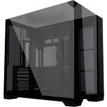 Lian Li O11 Vision Compact PC ház, Midi-Tower, E-ATX, edzett üveg - fekete (O11VPX)