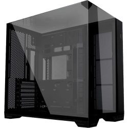  Lian Li O11 Vision Compact PC ház, Midi-Tower, E-ATX, edzett üveg - fekete (O11VPX)