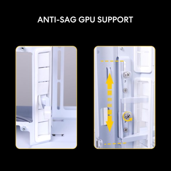 Lian Li O11 Vision Compact PC ház, Midi-Tower, E-ATX, edzett üveg - fekete (O11VPX)
