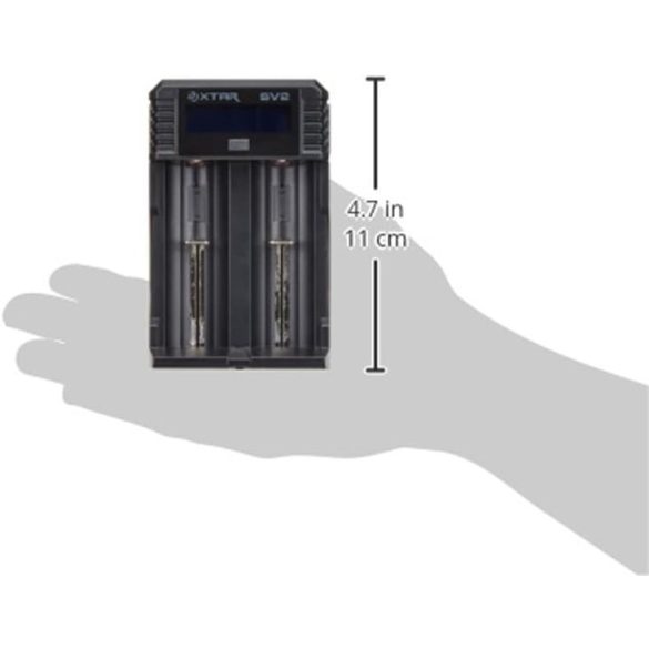 Xtar gyors akkutöltő típus Rocket SV2 - NiMH/Li-Ion akkukhoz
