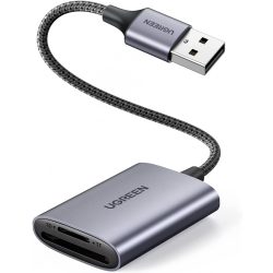   UGREEN memóriakártya olvasó, SD micro SD kártyaolvasó, USB C kártyaolvasó, SD TF egyidejű olvasása