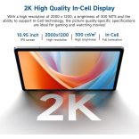 ALLDOCUBE iPlay60 Tablet Android 13, Tablet PC 11 hüvelykes FHD 2000 x 1200 Incell IPS, 12 (4+8) GB RAM 128 GB ROM, Tablet T606 Nyolcmagos 1,6 GHz, 5MP + 16MP, Widevine L01GTEhA, Widevine L01GTE WiFi/Bluetooth