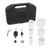 Amazon Basics 9 részes bimetál nagy sebességű acél lyukfűrész készlet hordtáskával, 25/32" - 2-11/16", fekete 