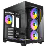 Antec C5 ARGB Midi-torony, edzett üveg - fekete (0-761345-10033-5)
