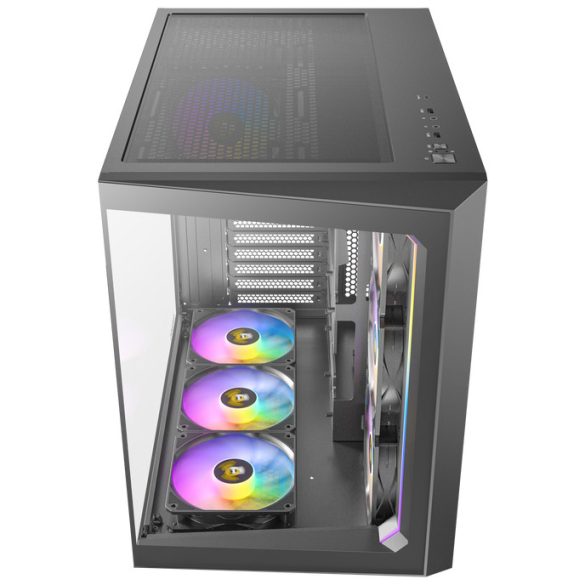 Antec C5 ARGB Midi-torony, edzett üveg - fekete (0-761345-10033-5)
