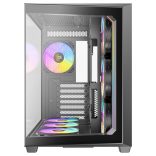 Antec C5 ARGB Midi-torony, edzett üveg - fekete (0-761345-10033-5)