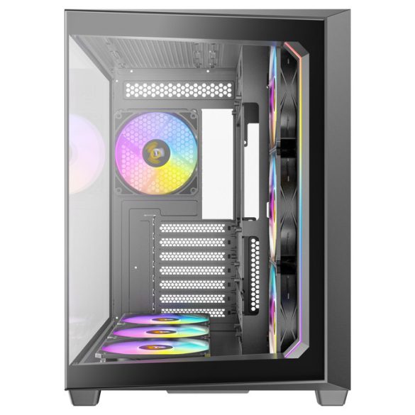 Antec C5 ARGB Midi-torony, edzett üveg - fekete (0-761345-10033-5)