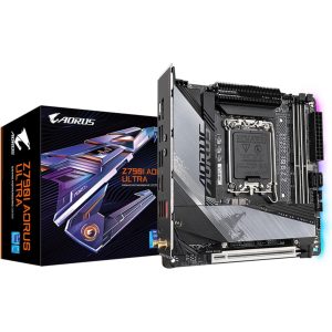 GIGABYTE Z790I AORUS Ultra - LGA 1700/ Intel Mini-ITX, DDR5, Dual M.2, PCIe 5.0, USB 3.2 Gen2X2 Type-C, Intel Killer Wi-Fi 6E, Intel 2.5GbE LAN, Q-Flash Plus