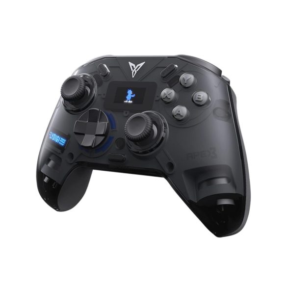 FLYDIGI Apex 3 Elite játékvezérlő, Force Feedback Trigger, Full Color LED kijelző, Többplatformos vezérlő Windows PC-hez, NS-hez, Androidhoz, IOS-hez, TV-hez (Standard Edition)
