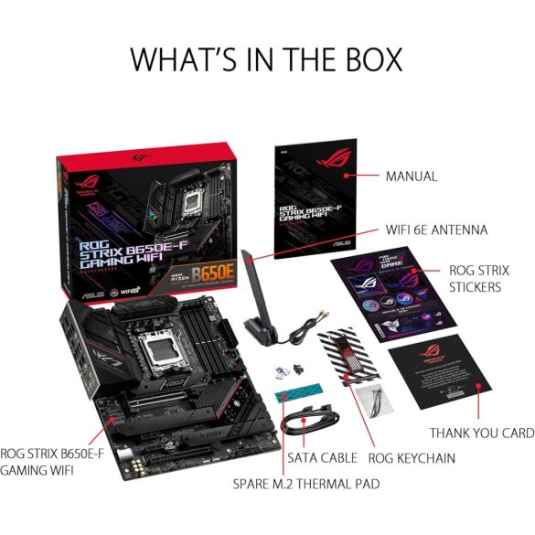 ASUS ROG STRIX B650E-F GAMING WIFI alaplap