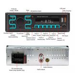1 Din autórádió sztereó Bluetooth AM FM audio fejegység USB AUX MP3 lejátszó
