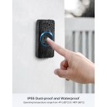 AVANTEK - vezeték nélküli ajtócsengő, D-3G vízálló, 52 dallammal, 5 hangerőszint, LED vakuval