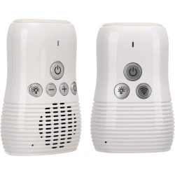   Audio babafigyelő, 2,4 GHz-es vezeték nélküli, éjszakai fénnyel, kétirányú beszéd, zajérzékelés