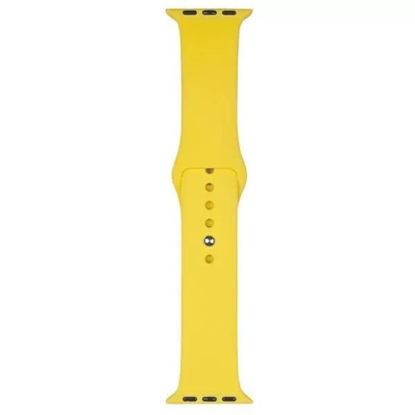 Beline Apple Watch szilikon óraszíj 42/44/45/49mm sárga