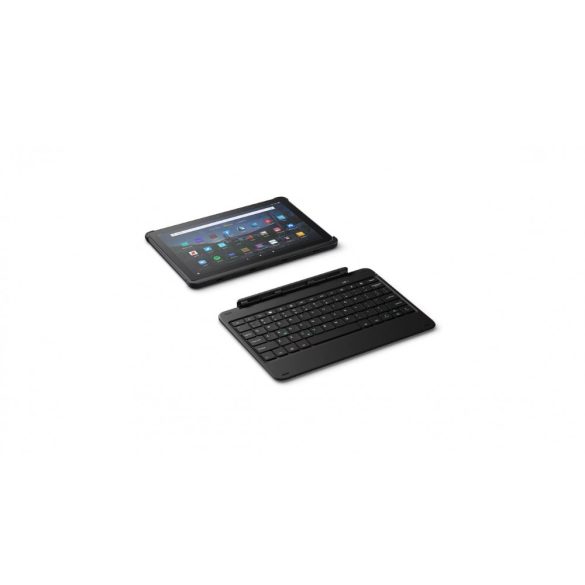 Amazon Bluetooth billentyűzethez készült levehető fekete tokkal, Fire HD 10 - DE kiosztás