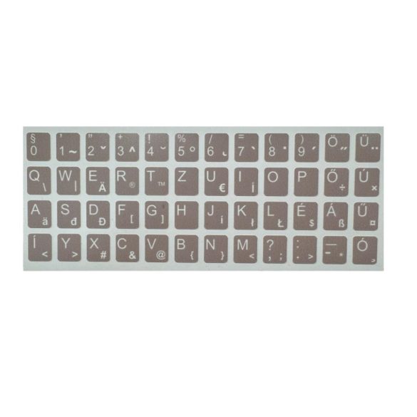 Surface laptop - magyar billentyű matrica - Rose Gold