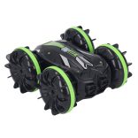 Kétéltű RC autó, longziming, 180° és 360° forgatható, műanyag, újratölthető, többszínű