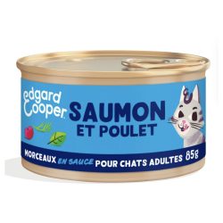   Edgard Cooper 85 g lazac- és csirkepástétom felnőtt macskáknak