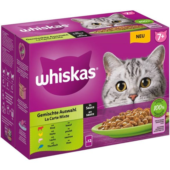 Whiskas Senior frissentartó tasakban 12 x 85 g