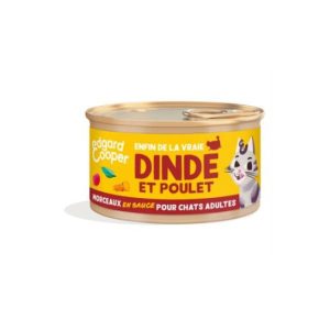 Edgard Cooper 85 g pulyka- és csirkepástétom felnőtt macskáknak
