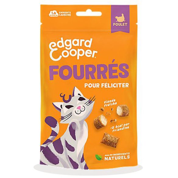 Edgard & Cooper - Csirkével töltött macskajutalomfalat - 60g