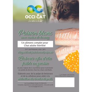 OC Connoisseur sterilizált macska Fehér hal és hering kaviár 5kg