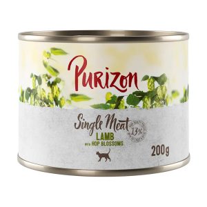 Purizon Single Meat 6 x 200 g  Bárány & komlóvirág