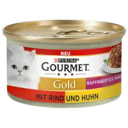Gourmet Gold rafinált ragu 12 x 85 g  Marha & csirke