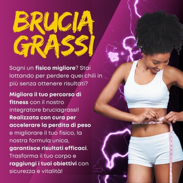 Ciampix Powerful Fast Fat Burner - Erőteljesen leürítő karcsúsító - Természetes összetevők Hatékony eredmény: Glükomannán koncentrátum, Garcinia Cambogia, Bromelain és karnitin 120 CPS Olaszországban készült