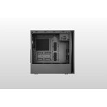 Cooler Master Silencio S600 TG, ATX, átlátszó oldalfal, 2x 120mm-es ventilátor, Fekete