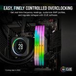 Corsair Vengeance STD PMIC memória, XMP 3.0, Black Heatspreader, 32GB (2x16GB), DDR5, 6000MT/s, CL 36, RGB