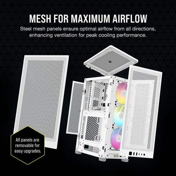 Corsair 2000D Airflow RGB White (CC-9011247-WW)