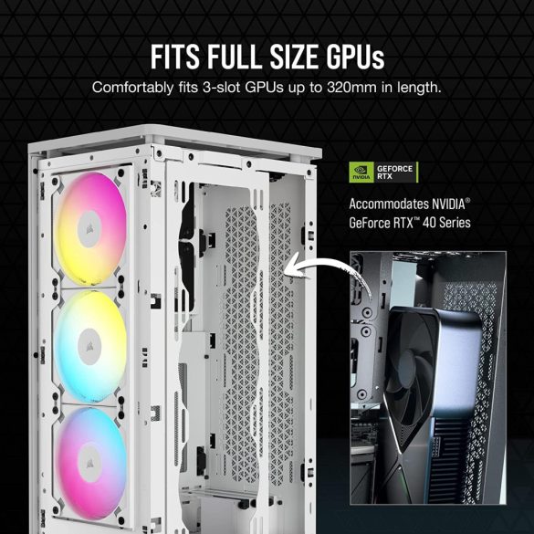 Corsair 2000D Airflow RGB White (CC-9011247-WW)