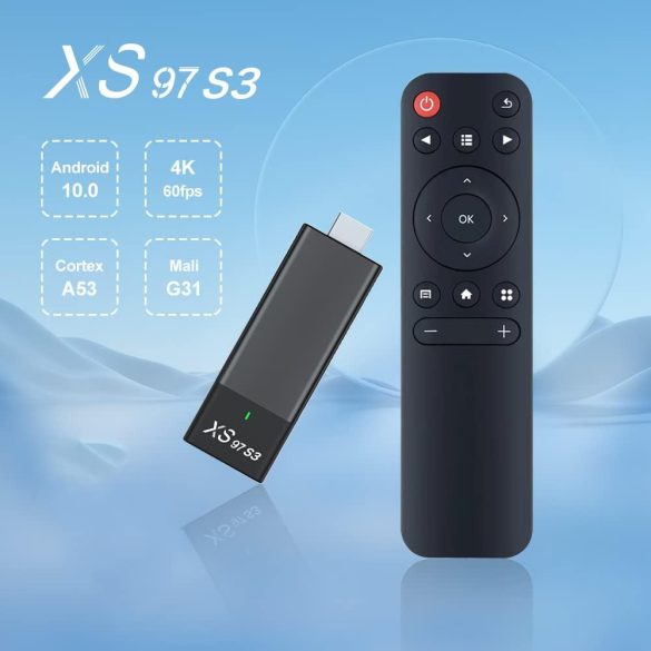 DLMDL XS97 S3: 4K Ultra HD TV Stick négymagos processzorral és kétsávos WiFi-vel a kiváló minőségű szórakoztatáshoz és streameléshez