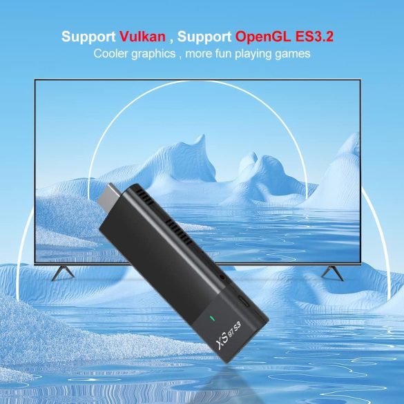 DLMDL XS97 S3: 4K Ultra HD TV Stick négymagos processzorral és kétsávos WiFi-vel a kiváló minőségű szórakoztatáshoz és streameléshez