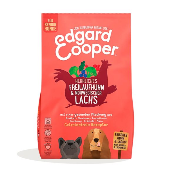  Edgard & Cooper Senior - Csirke és Lazac 7kg