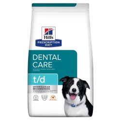   Hill's Prescription Diet t/d Dental Care csirke kutyatáp 10 kg