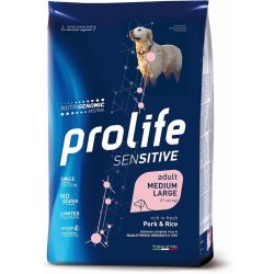 Prolife Sensitive Adult Medium/Large sertéshús és rizs