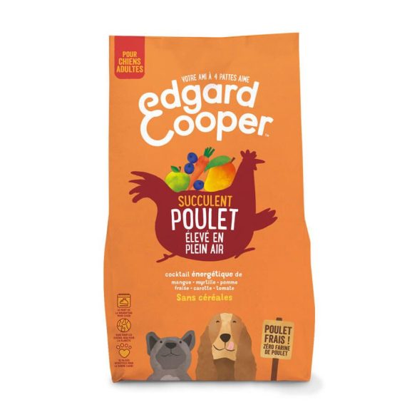 Edgard & Cooper gabonamentes friss csirkehús kutyáknak 7 kg