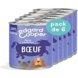 Edgard & Cooper kutyapástétom (marhahús, 400g x 6), gabonamentes, friss hús és minőségi fehérje, valódi kutya összetevők, hipoallergén, hozzáadott cukor nélkül