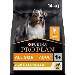   PRO PLAN OptiWeight All Size Adult Light/Sterilised chicken 14 kg