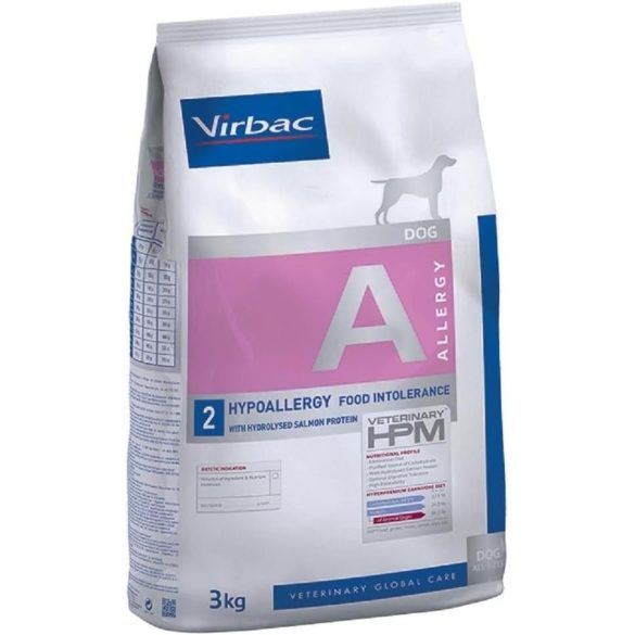 Virbac Hypoallergy A2 dog 12kg - hipoallergén kutyatáp