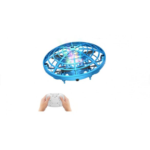 Drón gyerekeknek, mini repülő játékok Drón távirányítóval, magasságtartással, kék