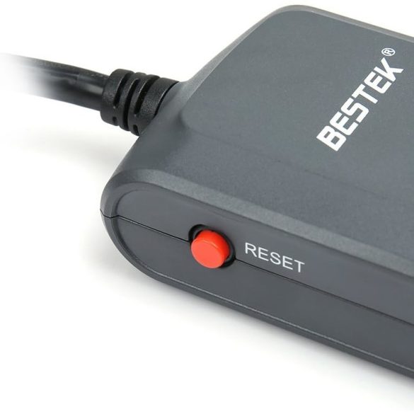 Bestek - Hosszabító/Elosztó - fekete - 4000w