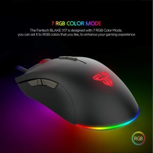 Vezetékes Gamer egér, Fantech X17 Blake, fekete, 10000 DPI